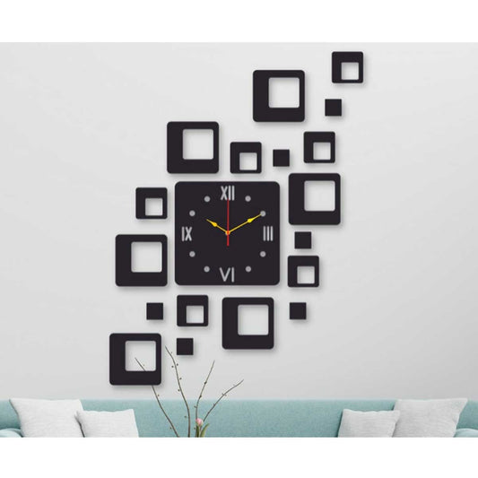 Beautiful square design wall clock