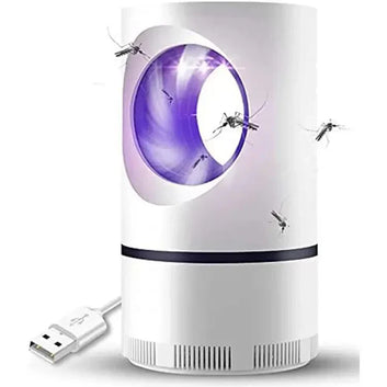 Electric Mosquito Trap Blue Light Mosquito Killer Lamp with USB Power Suction Fan No Zapper Child Safe